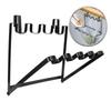 Over Cabinet Door Trash Bag Holder Foldable Garbage Bag Hanging Rack Waste Bag Rack  Under Sink
