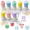 5 Tampons de Commentaires pour Enseignants Couleur Morandi: Timbres d'encouragement et de récompense pour enfants