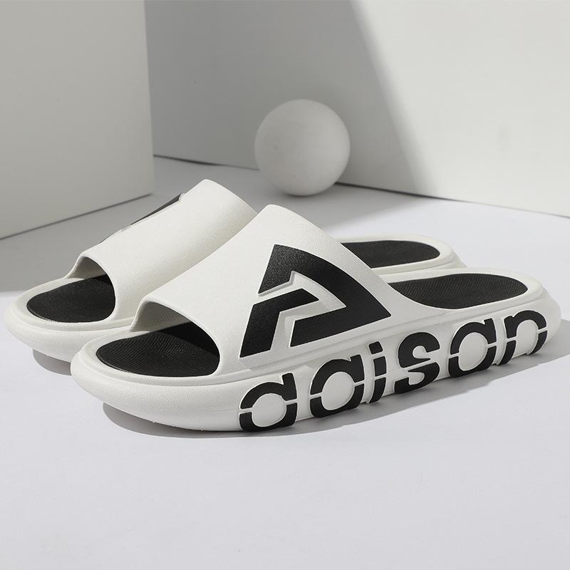 

2025 новые мужские тапочки для улицы, летние женские, толстые, для пар, для дома, для ванной комнаты, переворачивающиеся 36-37