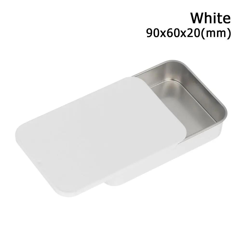 1 PC Mini Tin Metal Box Sealed Jar Packing Boxes Jewelry Candy Box Small Storage Cans Coin Earrings Headphones Gift Box