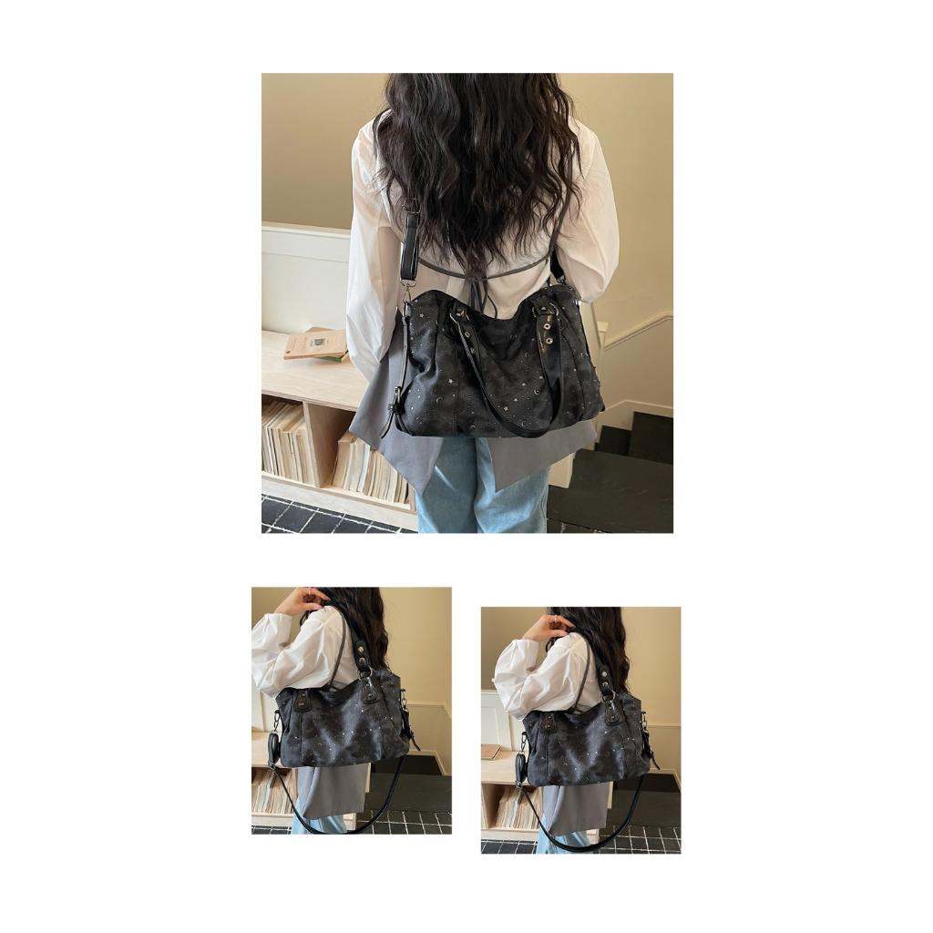 Xeie Thuk Shoulder Bag Women Large Capacity Adjustable Strap Daily Commute