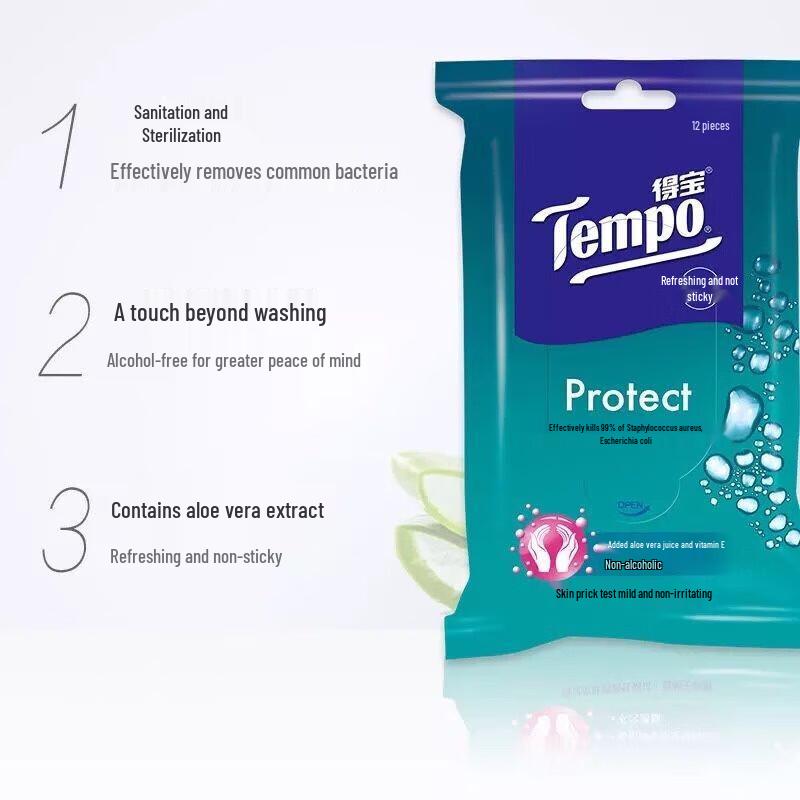 Tempo Disinfecting Portable Wet Wipes