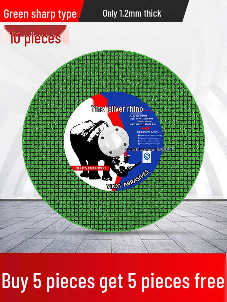 

Iron King Angle Grinder Cutting Disc for Stainless Steel & Metal - Resin Grinding & Polishing Wheel