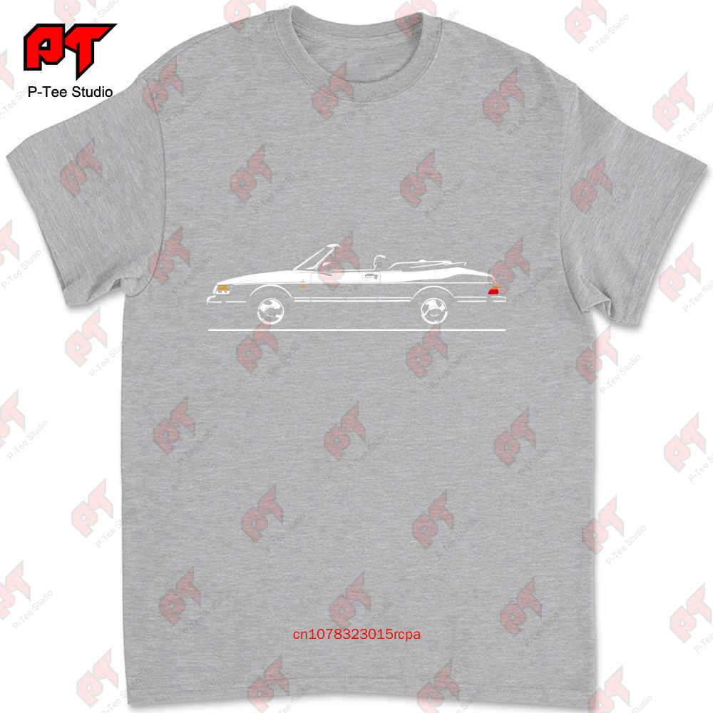 Saab 900 Cabrio Fans Cabriolet Turbo Convertible Tshirt WO9Q