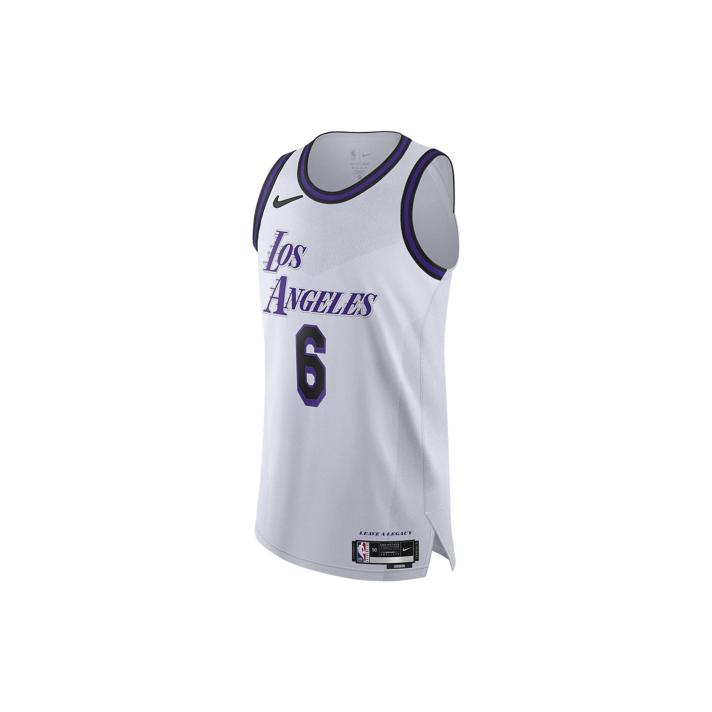 

Nike Los Angeles Lakers Basketball Jersey Unisex White DQ0198-101 S