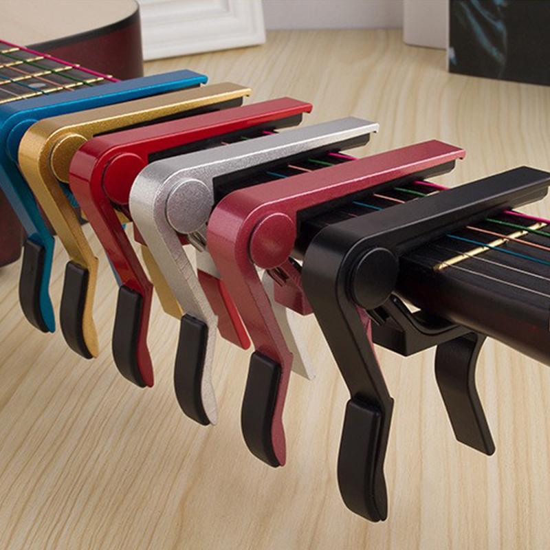 1Pz/Confezione Alta Qualità Capotasto per Chitarra Disponibile in Più Colori Strumento per Regolazione Tono Chitarra Clip di Accordatura Strumento a Cambio Rapido per Amanti della Musica ZYF