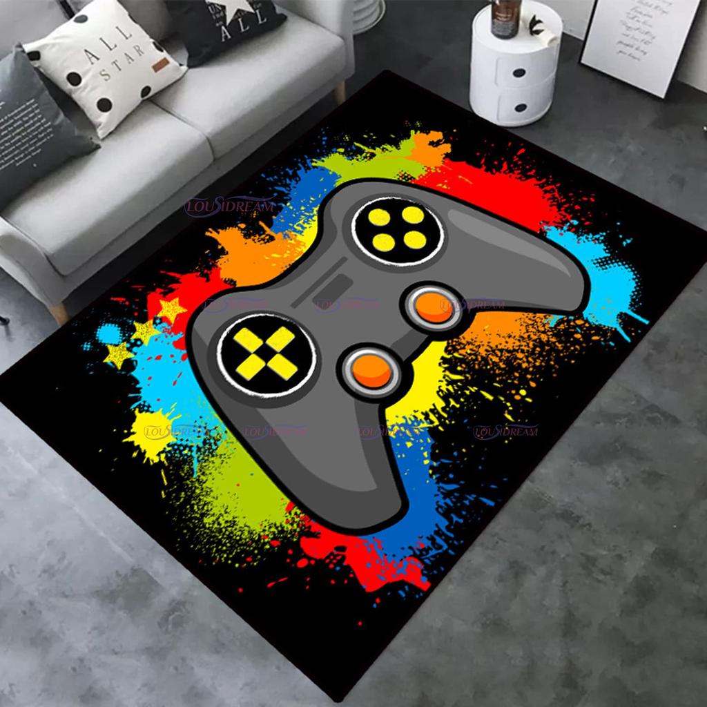 Köp Large Game Area Rugs Game Consoles Carpets NonSlip Video Games Mat