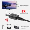 H-169 Bluetooth-совместимый адаптер 5.0 HiFi Audio 2-в-1 USB AUX-передатчик-приемник для ПК, ТВ, автомобиля