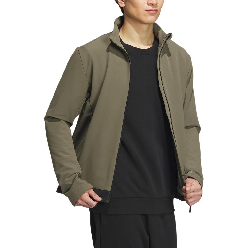 Adidas Jackets Unisex Strata Olive Green Stand Collar Moderate Other HY4701
