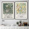 William Morris Världsberömd målning Konstaffisch Retro växt Blomma Canvasmålning för modernt hem Väggdekoration Väggmålning Bild