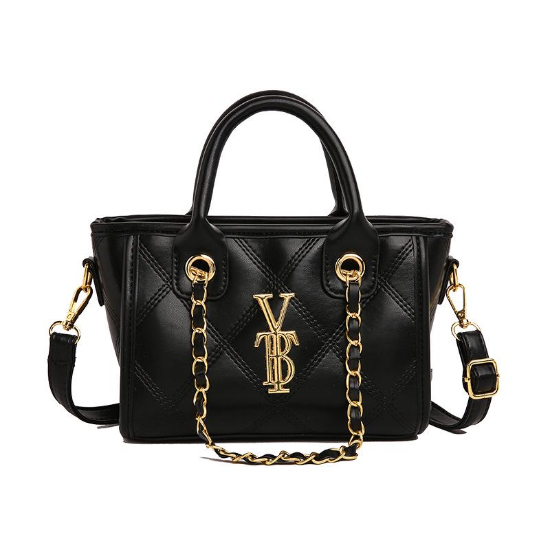 Women's 2025 Autumn/Winter Versatile Crossbody & Shoulder Bag - High-Value Fashion with Diamond Chain