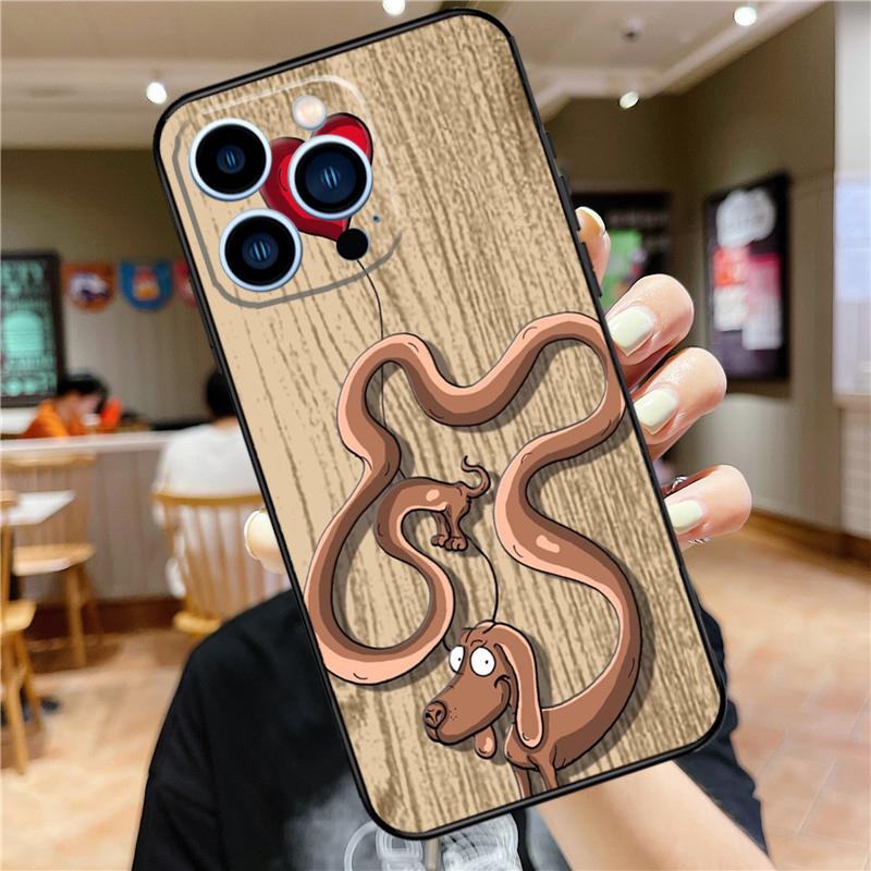 Sausage Dog Dachshund Quotes Case For iPhone 17 15 14 13 12 11 16 Pro Max Mini Plus 16e 17 Air Bumper Cover Accessories