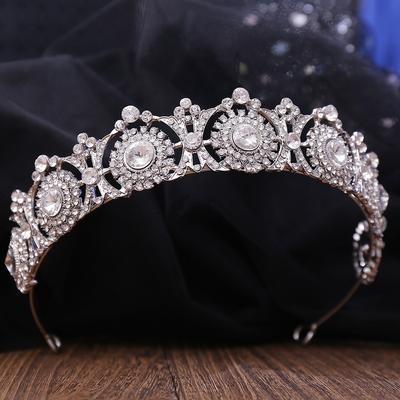 Rhinestone Crown Bridal Headband Princess Birthday Crown Wedding Accessories