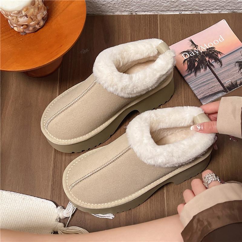 Trendy Fuzzy Womens Warm Slippers With Round Toe Design For Indoor And Outdoor Use In Sizes Multiple