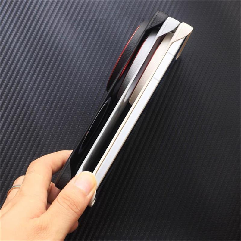 Case For Vivo X200 Pro Mini X200 Ultra 5G For MagSafe Magnetic Luxury PU Silicone Leather Slim Thin Borderless Phone Back Cover