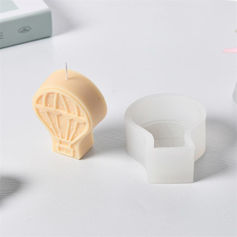 Heißluftballon Silikonform Kuchenbackform DIY Ballondesign Duftgips Seife Auto Aromatherapie Dekoration Harzform
