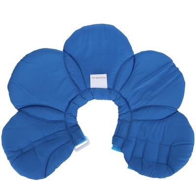 Blumenform Hundeschutzkragen Verstellbarer Haustier Weicher Wundheilungs Halskragen Blau S