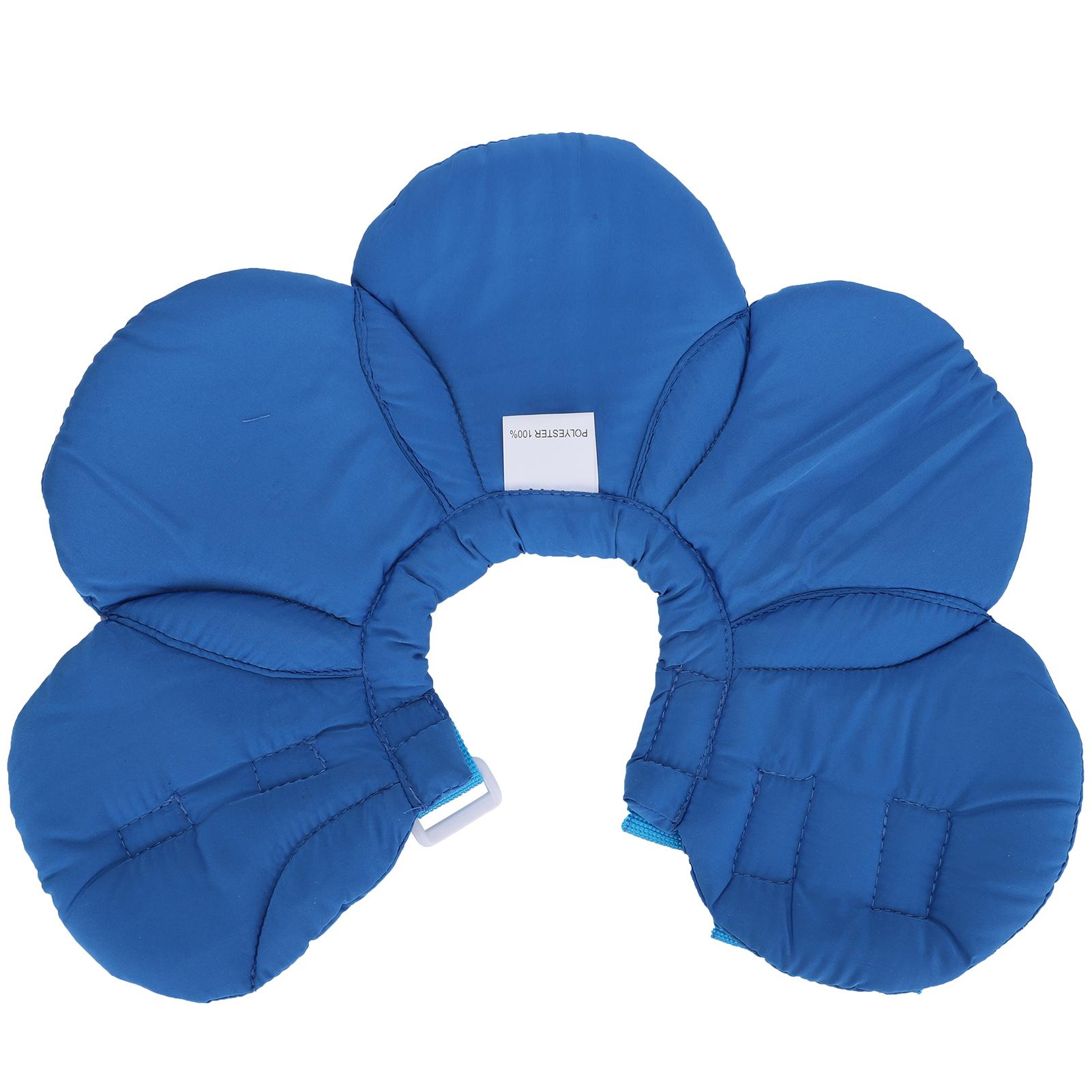

Flower Shape Dog Protective Collar Adjustable Pet Soft Wound Recovery Neck CollarBlue L S(for 2-4kg) синий