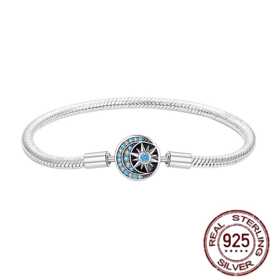 S925 silver heart-shaped crown snake bone chain perfect for DIY bracelet stylish and elegant jewelry