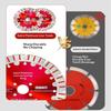Diamond Saw Blade Dry Cutting Disc For Marble Concrete Porcelain Tile Granite Quartz Stone Concrete Cutting Discs