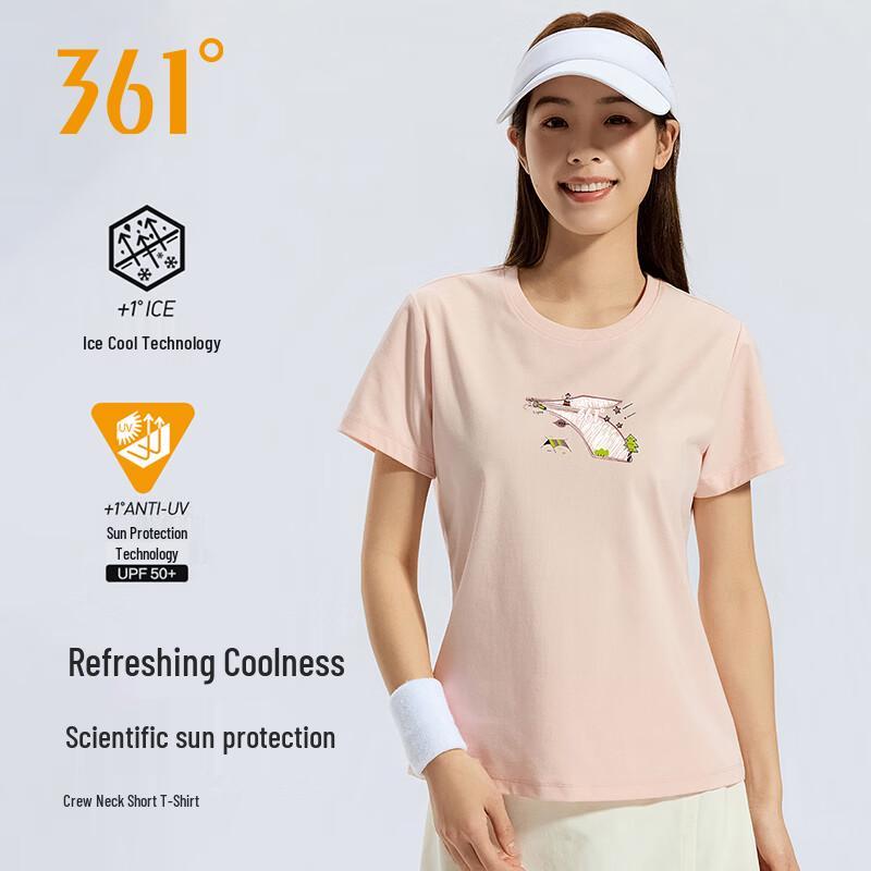 361° Women s Cooling Sun Protection Sports T-Shirt M