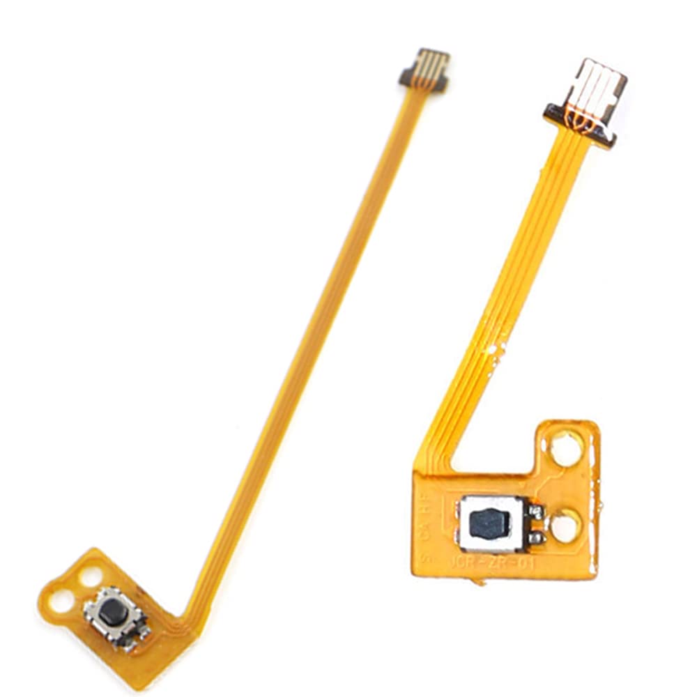 Godrii Replacement Parts NS Switch Compatible Switch Controller Compatible Nintendo ZR ZL Key Button Flex Cable 2 Sets Easy to Replace Joy-Con