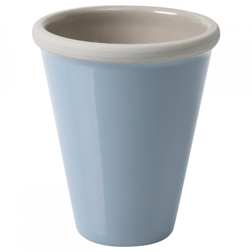 

IKEA ОЛЬЕПАЛМ Ваза Oliepalm, синяя 13,5 см