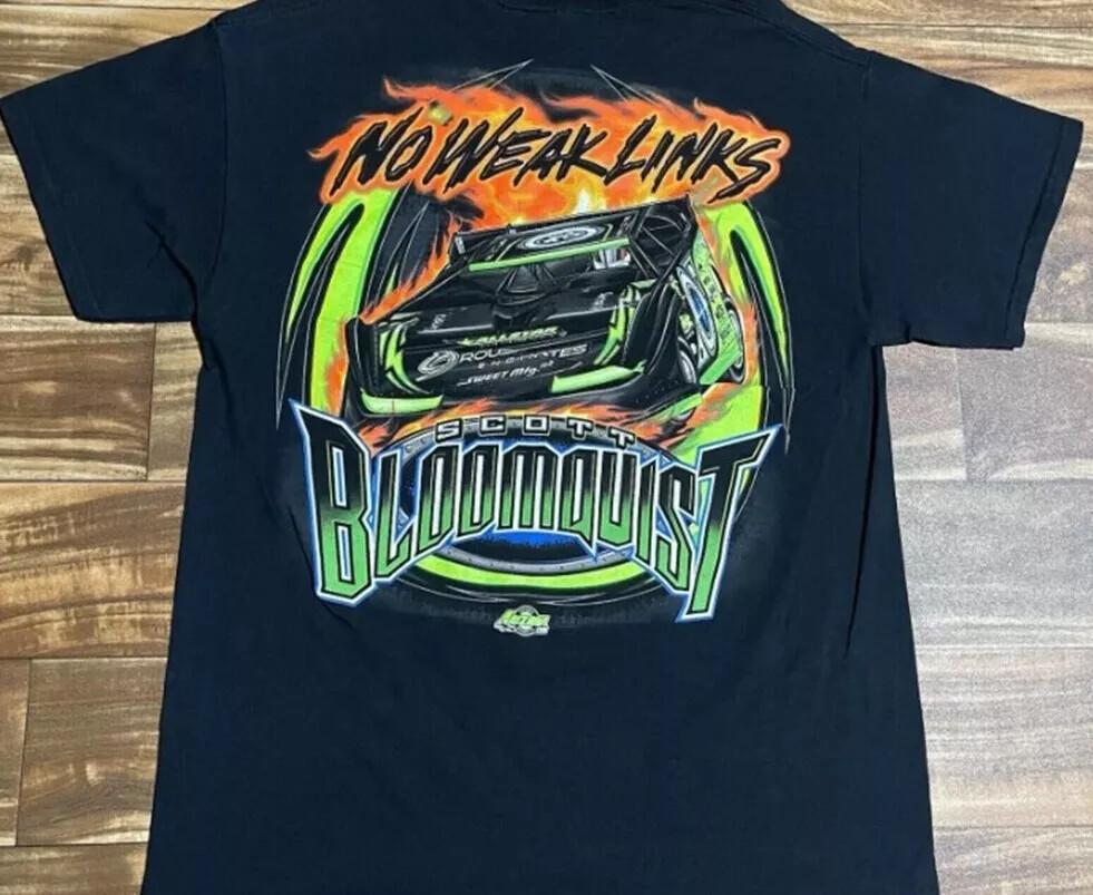 Vintage 90s Scott Bloomquist Late Model Racing T-Shirt, Scott Bloomquist Shir... Unisex T-Shirt L