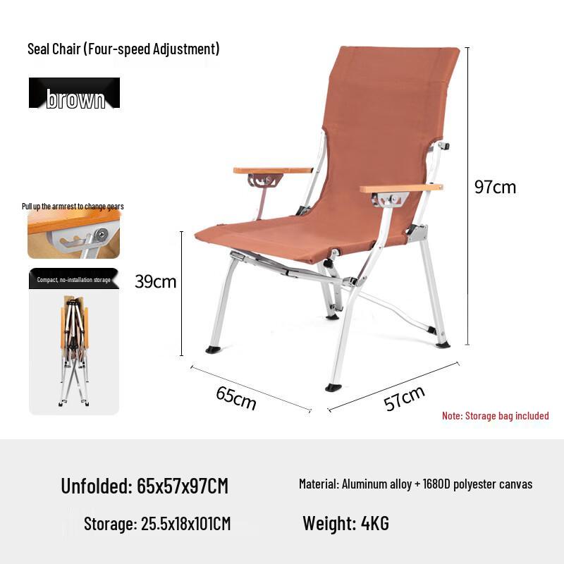 Outdoor Aluminum Folding Lounge & Beach Chair