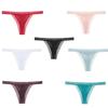 FINETOO Sexy Thongs Low-Rise Lace G-string Panties Women Cotton T-Back Underwear S-XL Female Bikin Underpants Lingerie