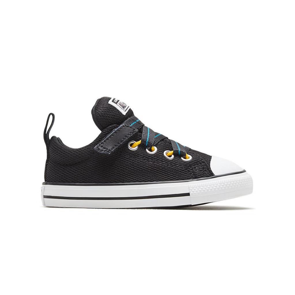 Converse Chuck Taylor All Star Easy On Easy Off Canvas Low Top Toddler Shoes Black Baby 766913C