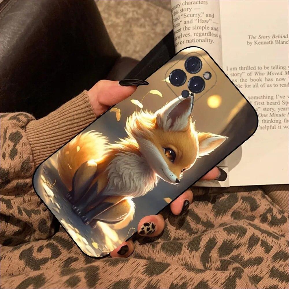 

Милый чехол для телефона с изображением лисы для iPhone Samsung Galaxy Redmi Xiaomi Oppo OnePlus Note SA 7 8 9 10 11 12 13 14 20 21 22 23 53 54 Pro Max Plus Ultra TPU Soft OPPO A53 2020/A33/A32