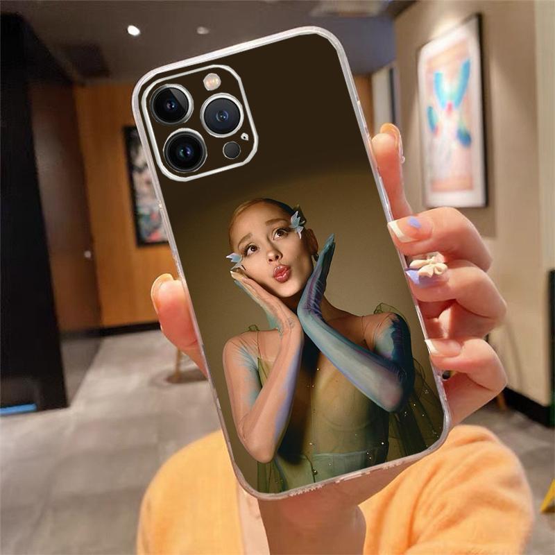 

Girl Singer Ariana-Grande Phone Case Carcasa Funda For iPhone 17 Pro Max Air 16 15 14 13 Pro Max 15 16 Pro 15Plus Case iphone 14ProMax