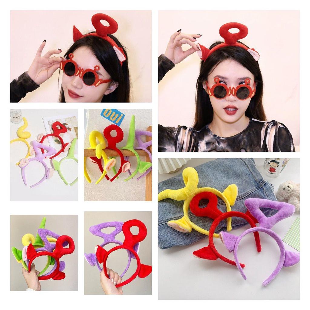 Teletubbies Plush Headband For Women Girls Soft Comfortable Party Headwear