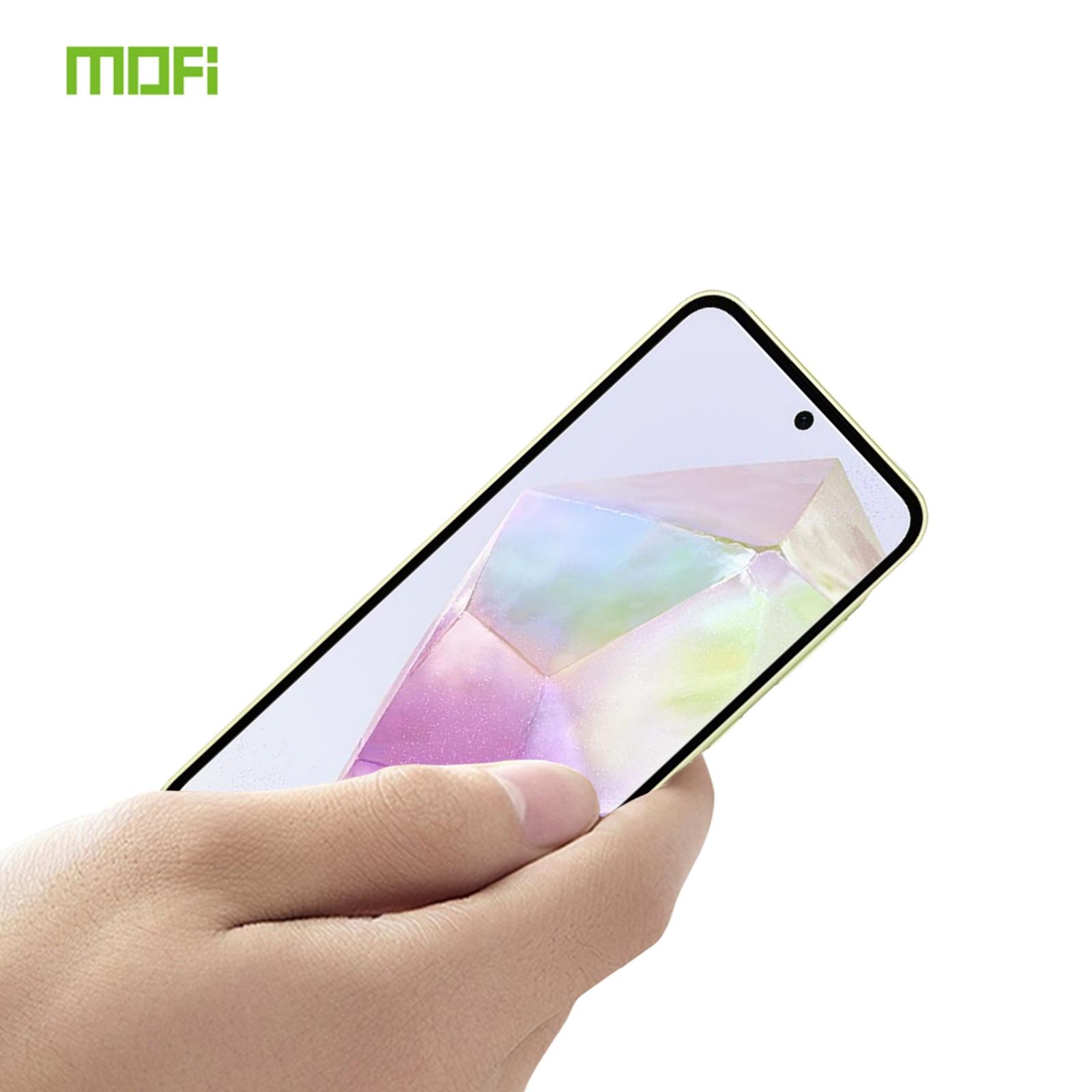 

For Samsung Galaxy A36 5G Screen Protector MOFI 9H 3D Curved Tempered Glass Film Black