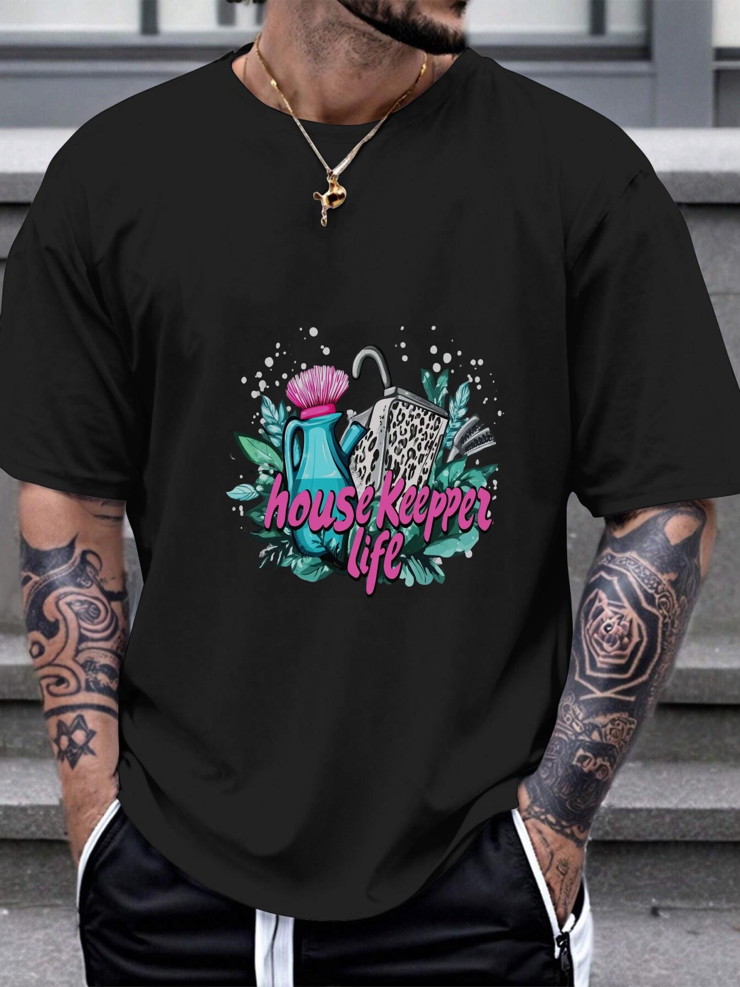 1pc housekeeper life vector design T-shirt S