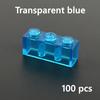MOC Transparent Bulk Bricks 1x1 2x4 1x4 Clear Building Block Wall Panels and Baseplates