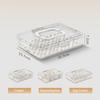 Deviled Egg Containers With Lid,Portable Storage Egg Holder,Stackable Plastic Egg Tray For Kitchen,Fridge,Keep,