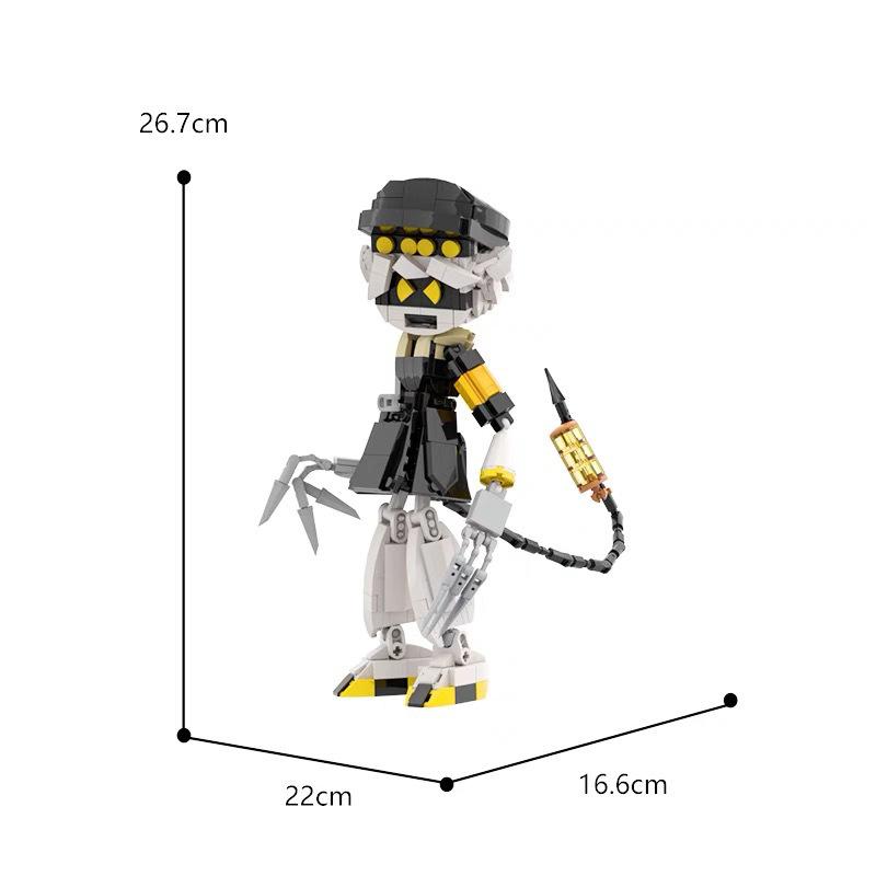 Personaggi Anime Caldi Serie di Giochi Set di Mattoncini Droni Assassini Figura V Blocchi da Costruzione Assassini Giocattolo per Bambini Regalo