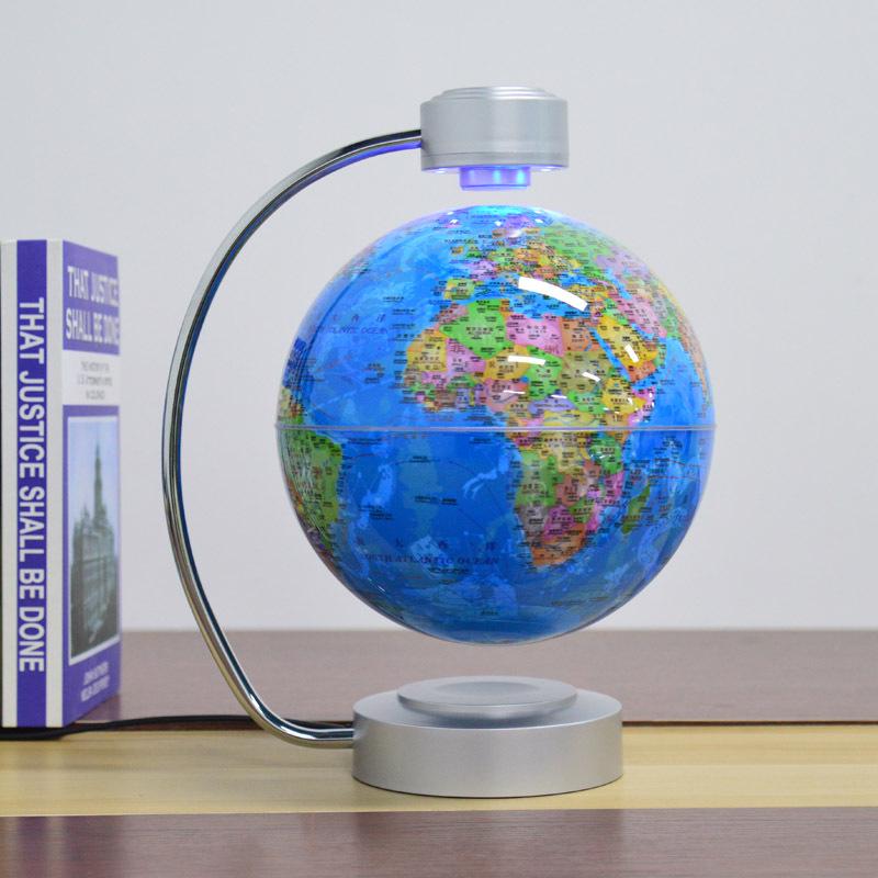

Luminous 8-Inch Magnetic Levitation Globe - Self-Rotating Creative Craft Gift for Home, Office, or Study Decor