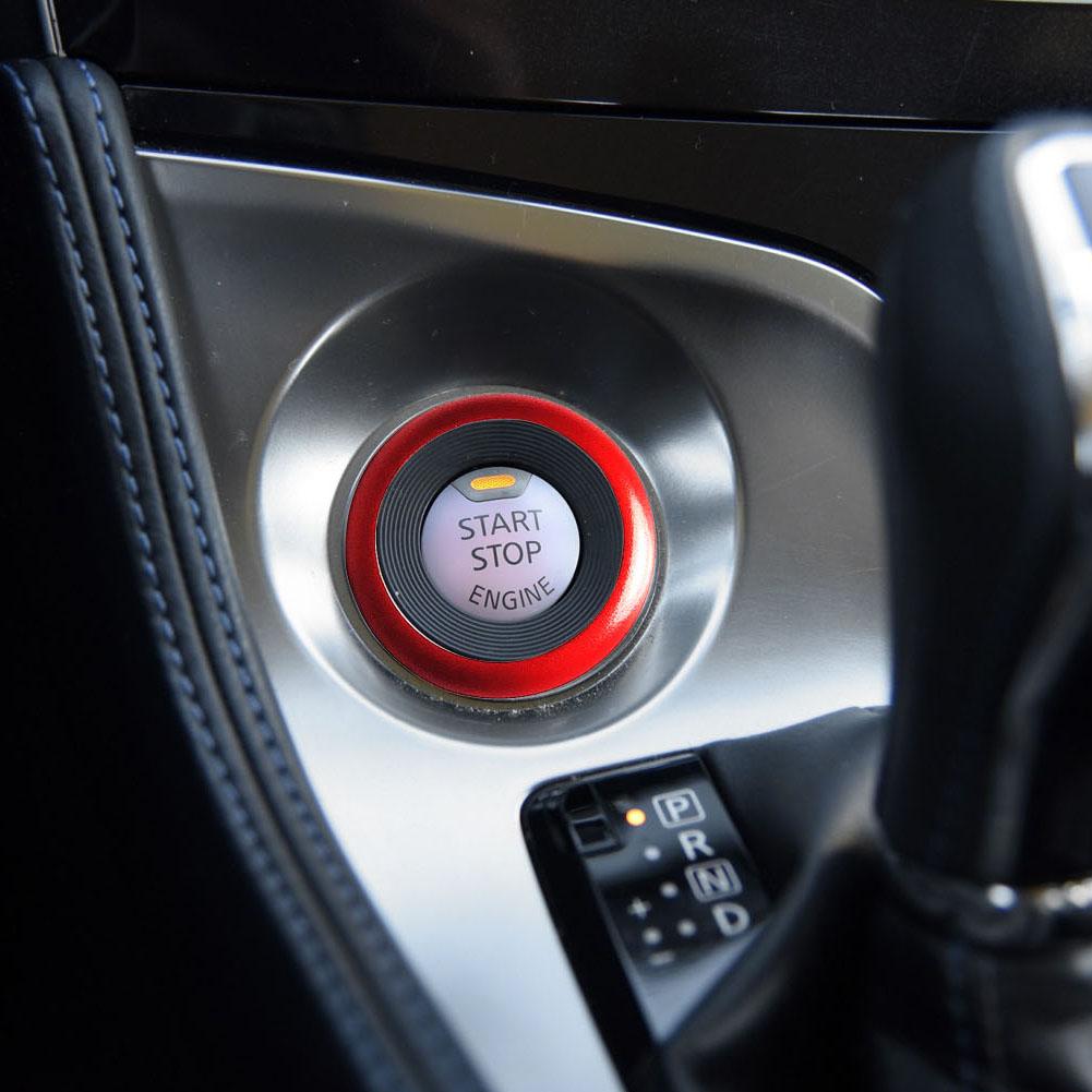 Car Engine Start Stop Decoration Ring Sticker For Nissan Qashqai J11 Lafesta Murano X-Trail Etc Cima Auto
