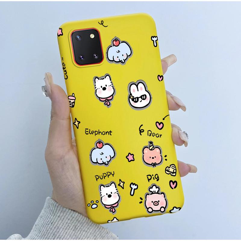 For Samsung Galaxy Note 10 Lite Case N770F Soft TPU Silicone Cover Cute Astronaut Panda Phone Case GalaxyNote 10Lite Coque Funda