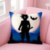 Cute Japanese Game DDragon Quest Slime Cushion Cover Pillow Case Soft Skin Friendly Fabric  Concealed Zipper