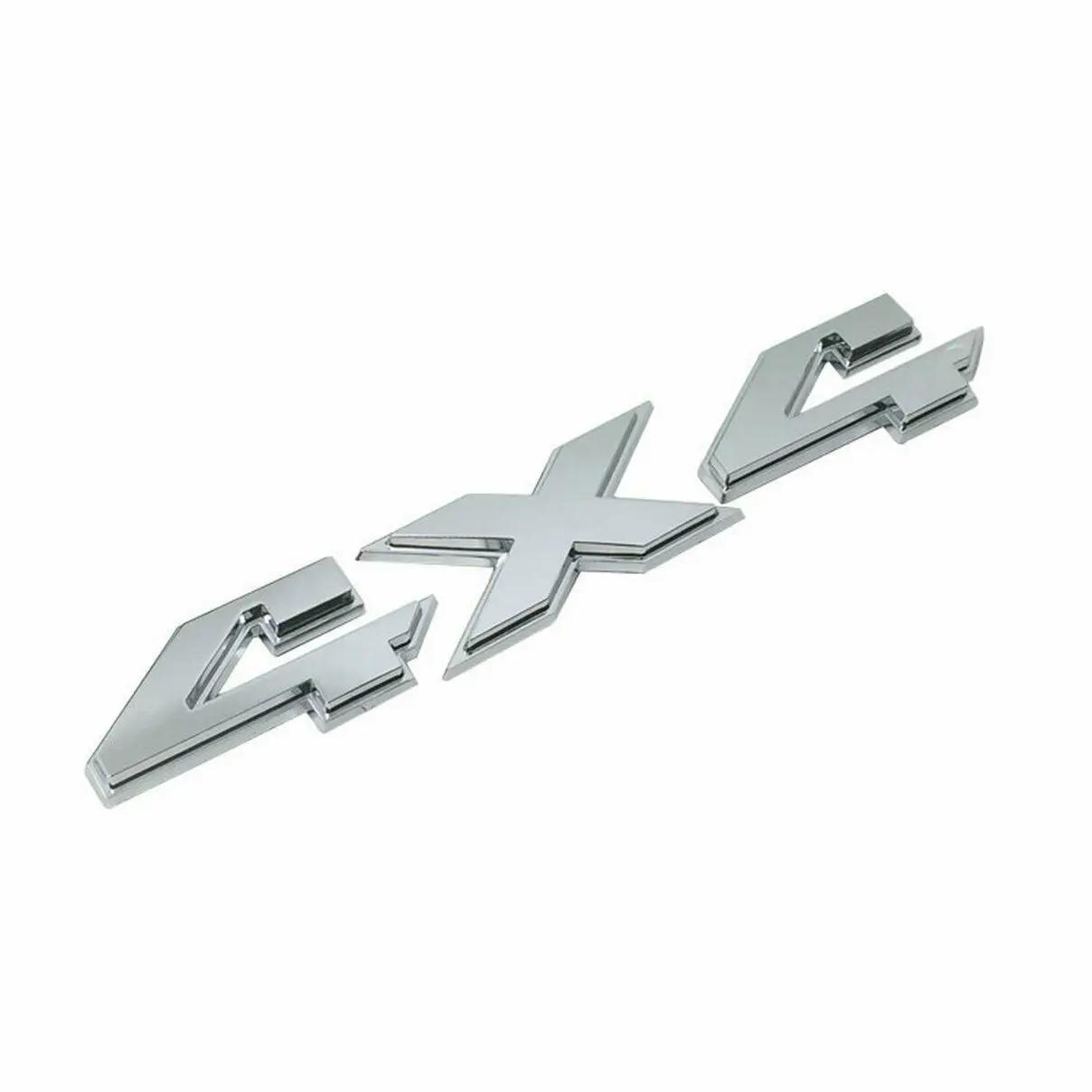 

3D Metal 4X4 Car Sticker Emblem Badge Decals Car Tail Sticker for Dodge Ram 1500 2500 3500 4X4 Jeep Grand Cherokee Wrangler Ford Style36 срібний
