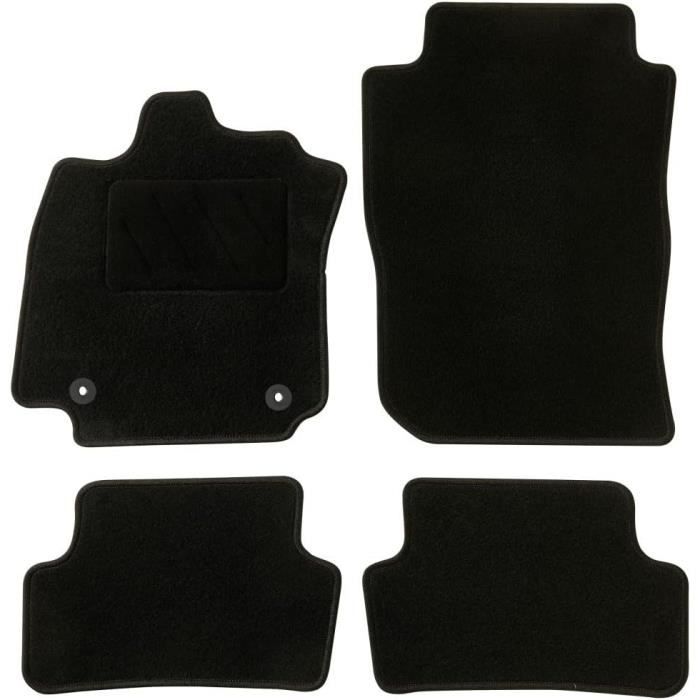 Tapis De Voiture - DBS - Clio 4 - Sur Mesure - Antidérapant - 4 Pièces