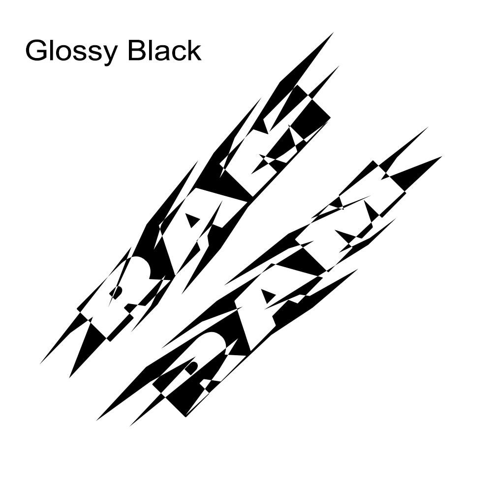 

For Dodge RAM Hemi 1500 2500 3500 Rebel Door Side Stickers Truck Graphics Decor Decal Vinyl Cover Auto Tuning Accessories
