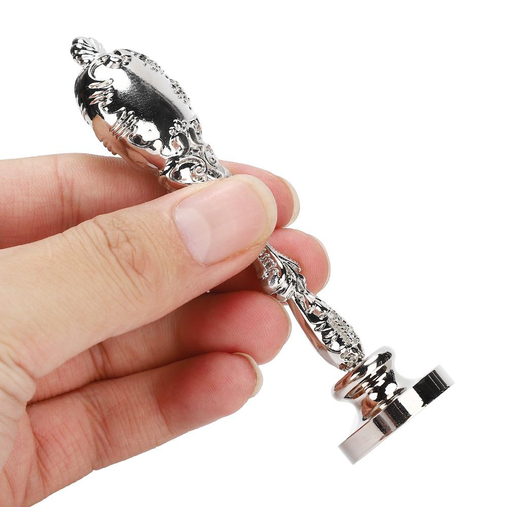 Removable Head Wax Stamp Handle Metal Handle Sealing Stamp Metal Wax Stamp For Greeting Cards