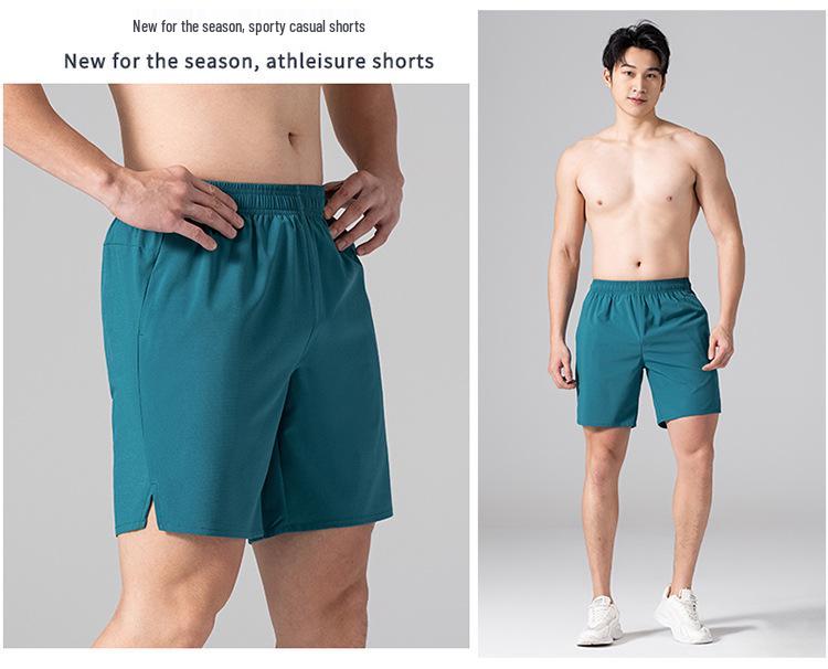 Men's Quick-Dry Lightweight Running Shorts - Breathable, Moisture-Wicking, Loose Fit for Summer
