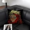 TTrigun StampedeE Anime Cushion Cover Natural Linen Organic Fabric DoubleSided Printing Sofa Home Decor Gift Pillow Case