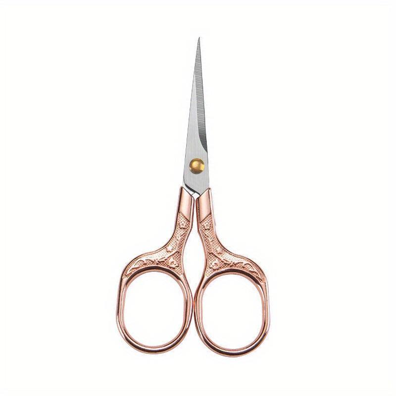 Retro Plum Blossom Stainless Steel Embroidery & Paper Scissors - Chinese Style